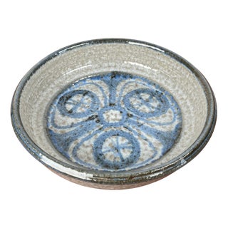 Mid-Century Modern Danish Studio Pottery Bowl by Svend Aage Jensen for Søholm, 1960s For Sale