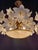 Vintage Murano Style White Milk Glass Basket Chandelier For Sale - Image 10 of 10