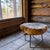 Brutalist Asymmetric Round Live Edge Reclaimed Wood Slab Coffee Side Table on Pegged Legs For Sale - Image 4 of 6