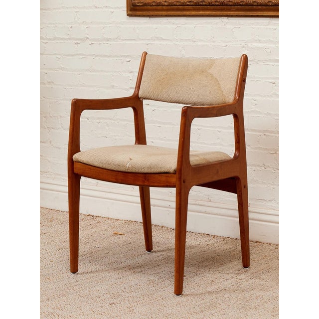 Wood Mid 20th Century Danish Modern Teak Armchairs For Sale - Image 7 of 10