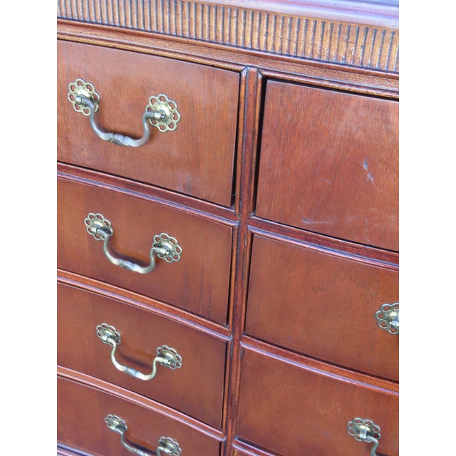 Lexington Mahogany Serpentine Long Dresser 6566 For Sale - Image 17 of 18
