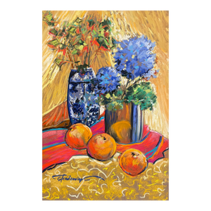 Floral and Fruit Still Life Pastel Boy Susan Glendenning
