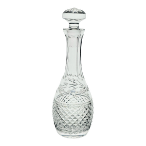 Late 20th Century Waterford Glandore Irish Crystal Decanter With Original Stopper