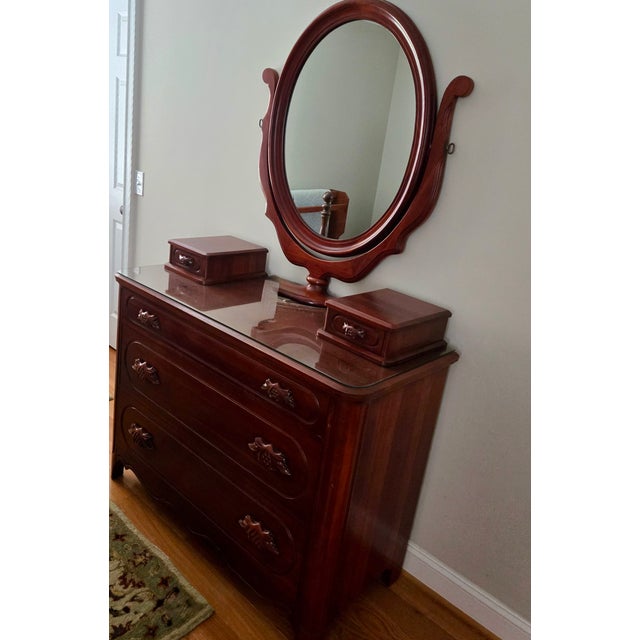 Davis Cabinet Lillian Russell Dresser, Mirror, Jewelry Boxes. Sought after, collector's furniture in like new condition....