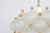 Large Frosted Glass and Brass Chandelier attributed to Kinkeldey, Germany, 1970s For Sale - Image 4 of 14