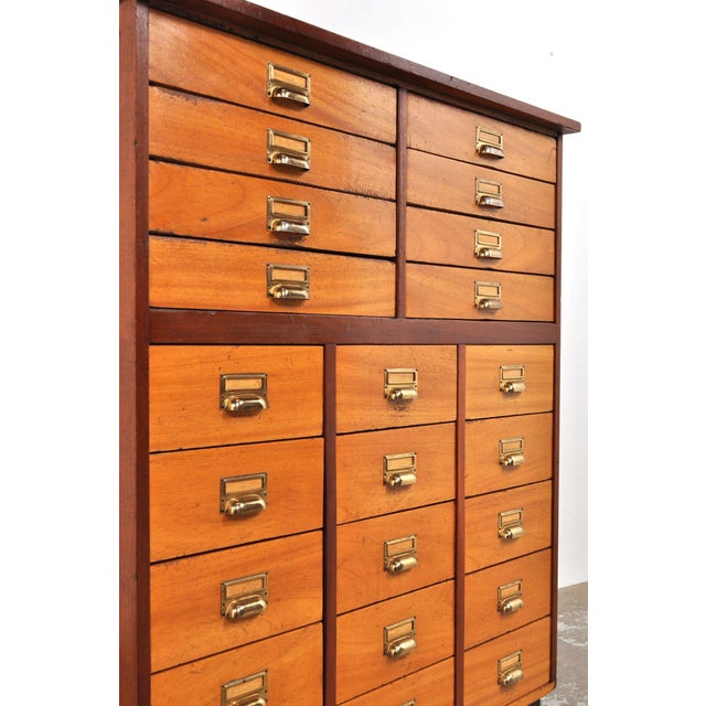 Vintage Mahogany Chest of Drawers, 1950s For Sale - Image 10 of 12