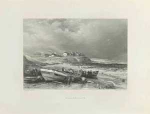 George Balmer, Cullercoats, Etching, 1845