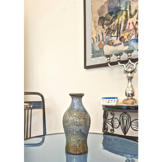 1950s Mid-Century Modern Swedish Stoneware STB Bottle Vase by Carl-Harry Stålhane for Rörstrand, 1957, 1950s For Sale - Image 5 of 6