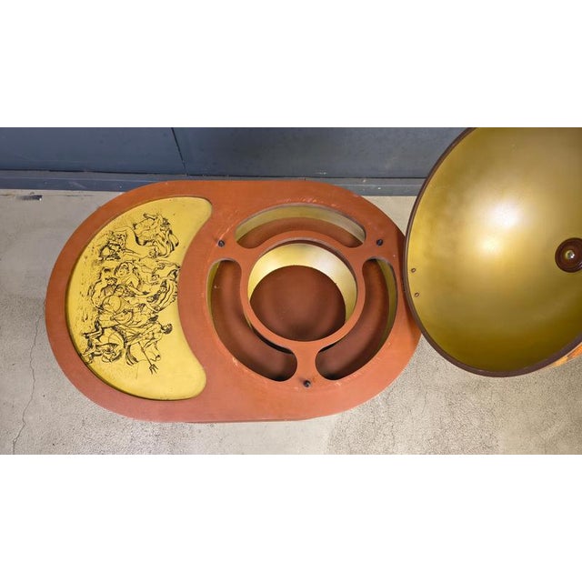Vintage Globe Bar on Wheels, 1970s For Sale - Image 10 of 16