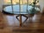 Aikidi Dinning Table 67 Inch Clear Glass and Canaletto Walnut Finish Leg For Sale In New York - Image 6 of 10
