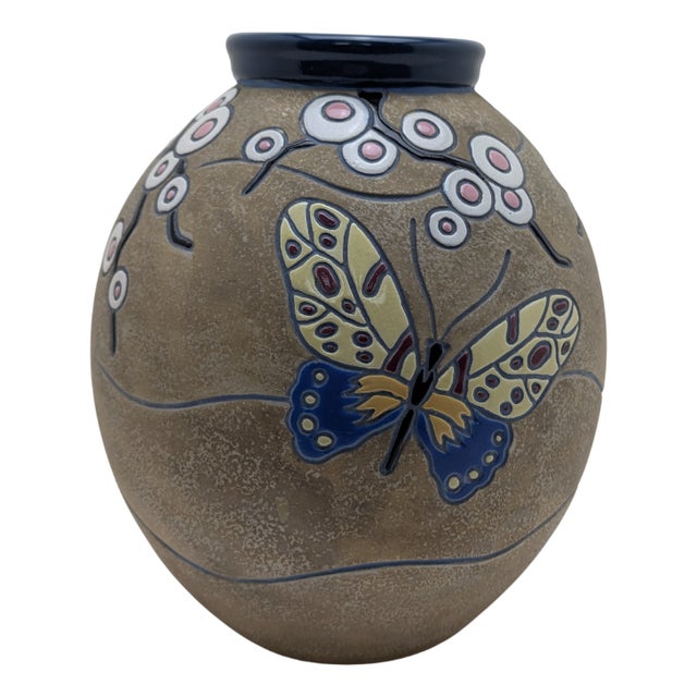 Large Art Deco Amphora Vase, 1920s For Sale