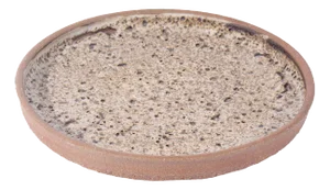 Studio Pottery Lava Glaze Charger Signed by Artist Edna Arnow