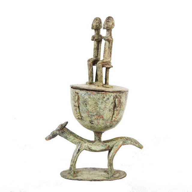 Benin Bronze Pot For Sale - Image 3 of 3