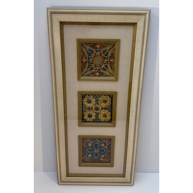 Three Antique French Majolica Tiles France, late 19th–early 20th century This is a set of three antique French majolica...