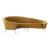 Matthew Izzo Home - Conrad Hollywood Regency Goldenrod Yellow Velvet Sofa With Brass Legs For Sale