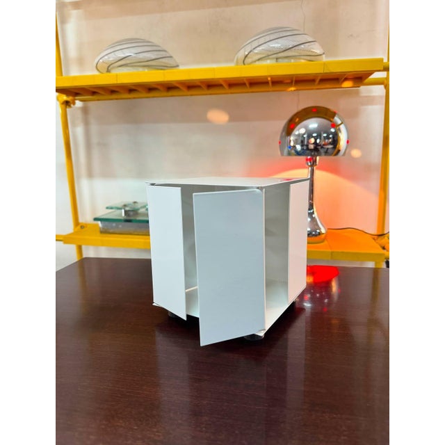 Metal Stackable Cubic Lamp by Paolo Tilche, 1970s. For Sale - Image 7 of 8