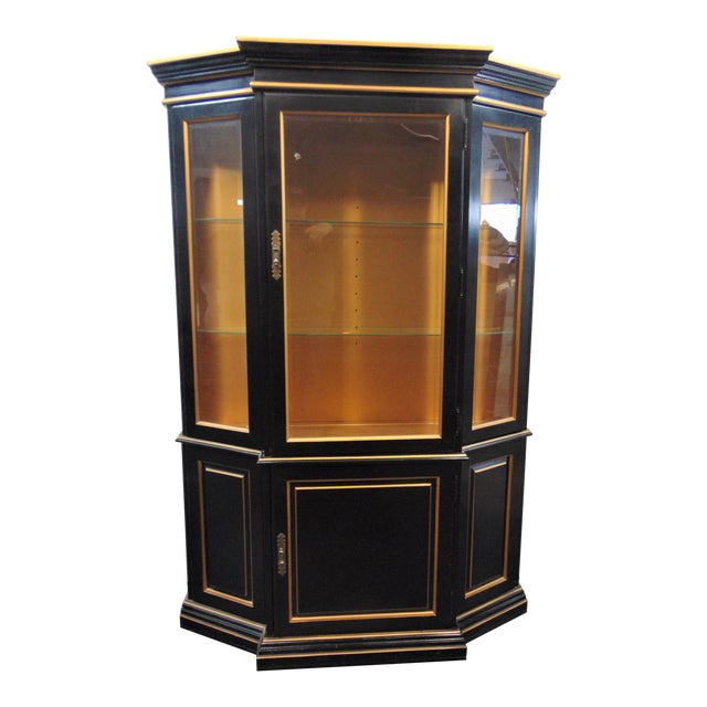 Regency Style Black & Gold China Chairish