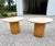 Pair of 1980s Vintage Italian Marble & Burl Side Tables Made for Gucci Chicago Flagship Store For Sale In Chicago - Image 6 of 9