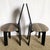 Postmodern Black Lacquered Sculpted Dining Chairs - Set of 6 For Sale - Image 4 of 12
