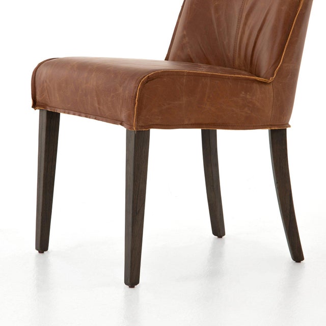 Four Hands Aria Dining Chair - Sienna Chestnut For Sale - Image 10 of 12