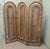 Mid Century Bamboo 3 Fold Dressing Screen, Room Divider This is a very appealing piece, the screen is made from 1.5” wide...