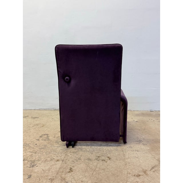 Saporiti Italia Maurizio Salvato Postmodern Point Chairs for Saporiti Italia - Set of Four For Sale - Image 4 of 12