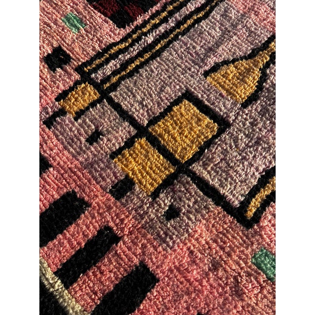 2020s Colorful Moroccan Berber Rug – Handwoven Boujad Wool Carpet For Sale - Image 5 of 9