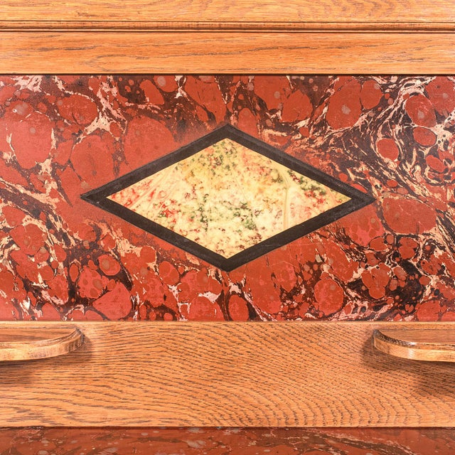Brown Antique Washstand, English, Pine, Dressing Table, Country House, Edwardian, 1910 For Sale - Image 8 of 11