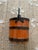 The Antique Primitive Wooden Forged Iron Rice Berry Bucket in orange is a unique and charming piece that combines...