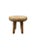 Contemporary Sculptural Stool Carved From Solid Mango Wood Modern Organic For Sale - Image 3 of 5