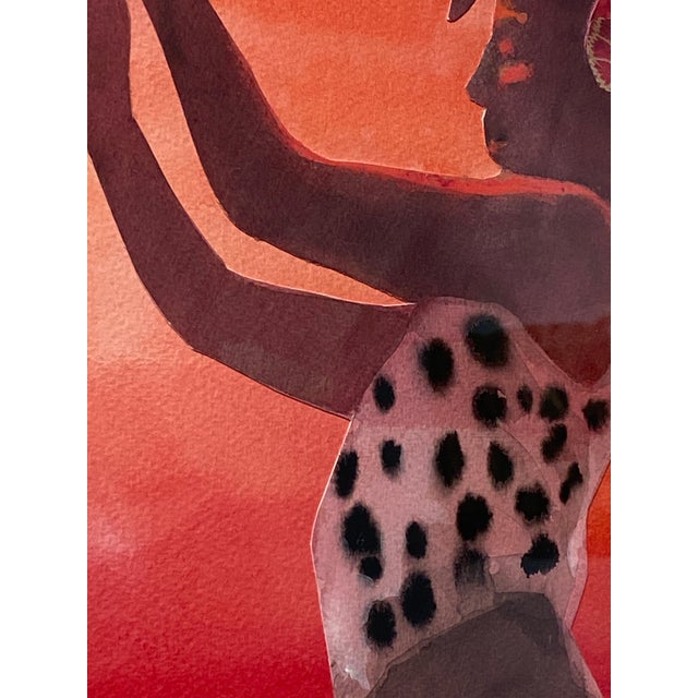 Patsy McArthur, Salsa, Watercolor and Ink and Collage, 2025 For Sale - Image 12 of 13