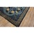 Chinese Antique 1880s Blue Classic Greek Key Chinese Peking Knotted Wool Small Rug For Sale - Image 3 of 9