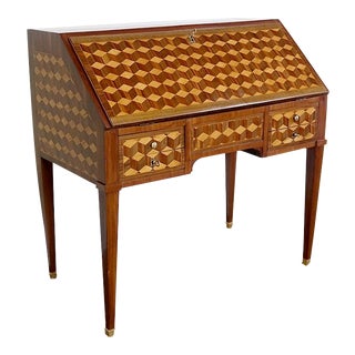 Louis XVI Walnut Slope Secretary