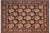 Black Art Nouveau William Morris Basarabian Wool Rug For Sale - Image 8 of 9
