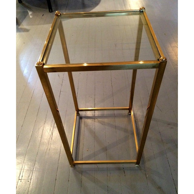 A minimalistic side or end table by John Vesey (1924-1999), who pioneered into using industrial material to re-interpret...