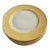 Late 20th Century The Edwin M Knowles China Co 36-10 Made in America 22 Karat Gold Chargers - Set of 9 For Sale