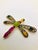 Baroque Bochic “Orient” Vintage Multi Color Sapphire Sapphire & Ruby Brooch Set In 18K For Sale - Image 3 of 10
