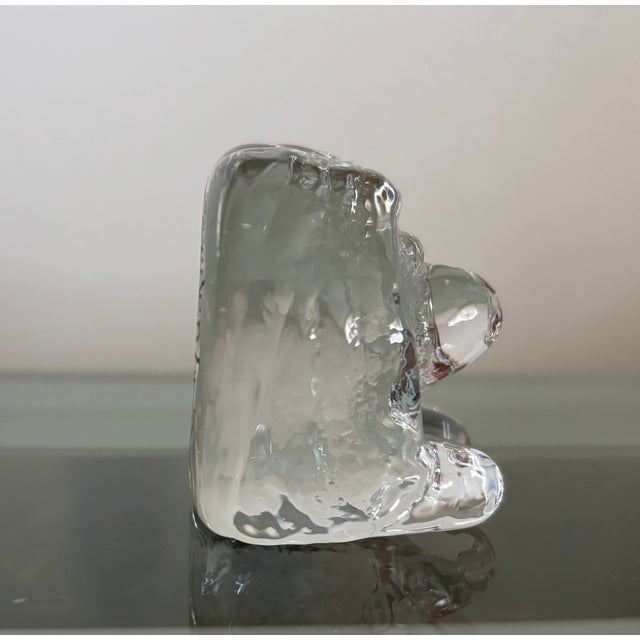 Vintage Saab Promotional Crystal Troll Made in Trollhättan Sweden Paperweight For Sale In Los Angeles - Image 6 of 8