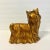 Ceramic Pair of Kay Finch Yorkshire Terrier Gold Leaf Glaze Silky Yorkie Seated Dog Statue California Usa For Sale - Image 7 of 11