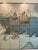 Early 20th Century Traditional Chinese Export Chinoiserie Style Large Six Panel Folding Silverleaf Screen of Harbor For Sale In Little Rock - Image 6 of 18