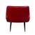 Italian Red Leather Armchairs, 1950s, Set of 2 For Sale - Image 4 of 6