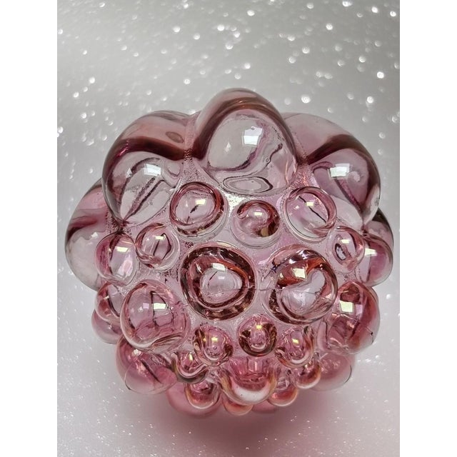 Large Rose Bubble Lamp Shade by Helena Tynell and Heinrich Gantenbrink for Limburg, 1960s For Sale - Image 4 of 12