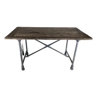 Restoration Hardware Oak Table For Sale