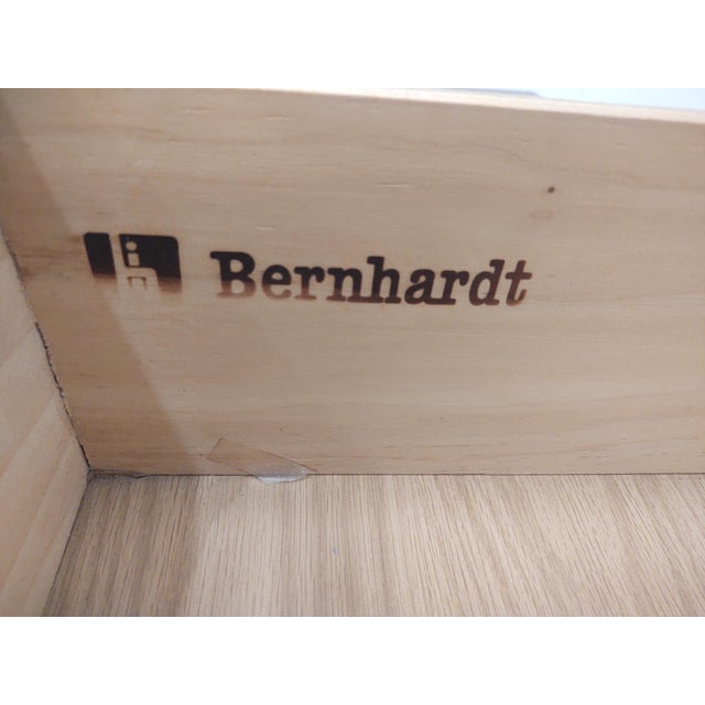 Bernhardt Mid Century Modern Bernhardt Campaign 7 Drawer Dresser For Sale - Image 4 of 8