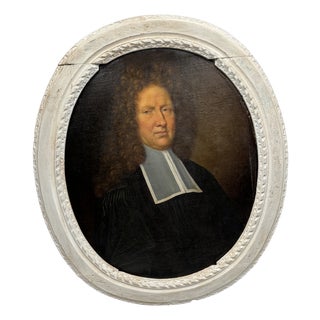Unknown, Portrait of a Magistrate, 1800s, Oil on Canvas For Sale