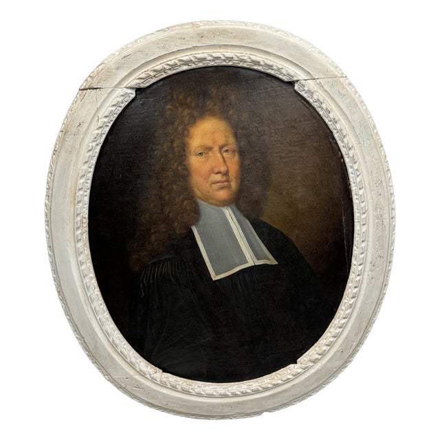 Unknown, Portrait of a Magistrate, 1800s, Oil on Canvas For Sale