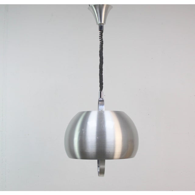 Metal Vintage Extendable Hanging Lamp, 1970s For Sale - Image 7 of 8