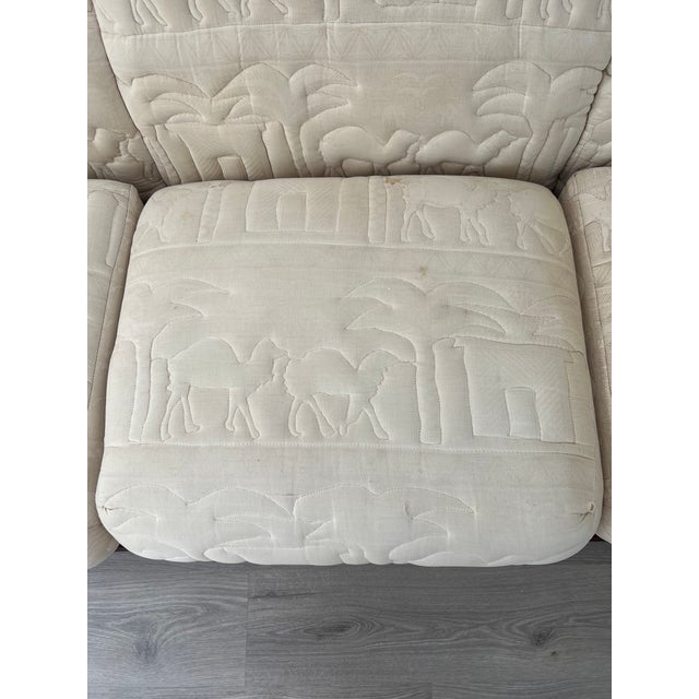 Wood 1970s Vivai Del Sud Style 3-Seat Hollywood Regency Style Sofa For Sale - Image 7 of 12