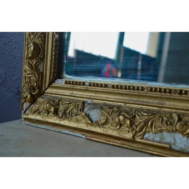 Wood Antique Bohemian Gilt Mirror For Sale - Image 7 of 10