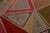 Textile Rug & Kilim’s Mid-Century Modern Geometric Gray Red Wool Custom Runner For Sale - Image 7 of 9